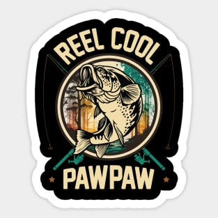 Reel Cool Pawpaw Fishing Gift Sticker